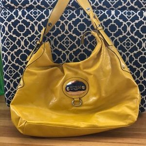 Guess Yellow Hobo Bag